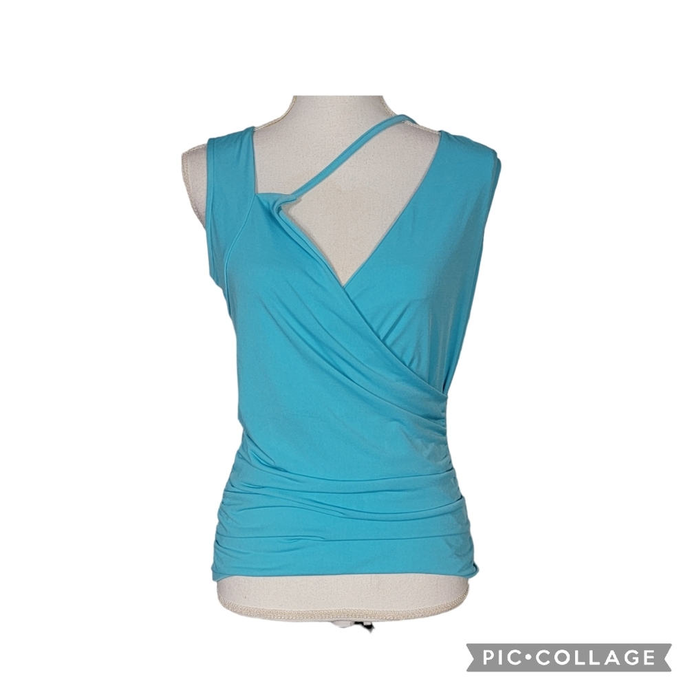 VENUS Womens Top Size Medium Sleeveless Strappy Ruched